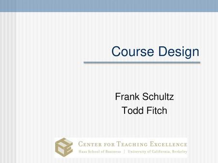 Frank Schultz Todd Fitch