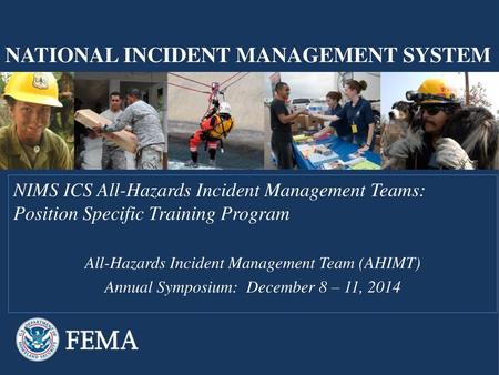 NATIONAL INCIDENT MANAGEMENT SYSTEM