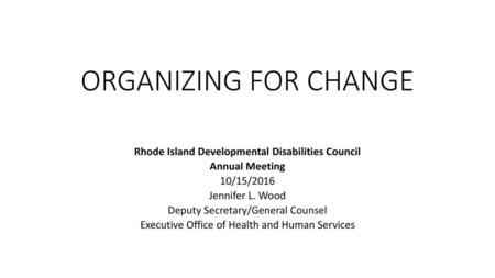 Rhode Island Developmental Disabilities Council