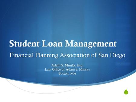 Student Loan Management