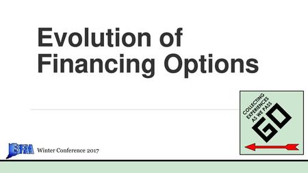 Evolution of Financing Options