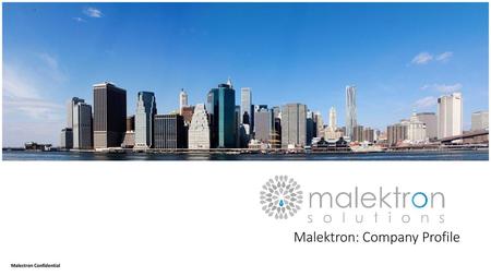 Malektron: Company Profile