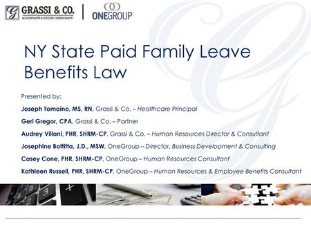 NY State Paid Family Leave Benefits Law