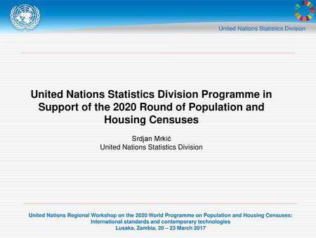 United Nations Statistics Division