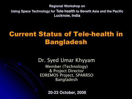 Current Status of Tele-health in Bangladesh