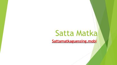 Play Online Satta Matka Game To Win Money