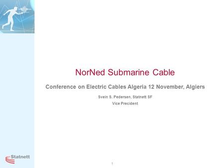 NorNed Submarine Cable