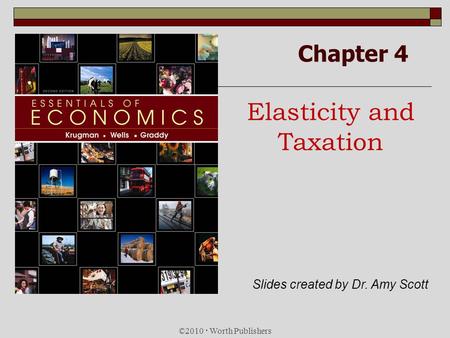 Elasticity and Taxation