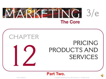 McGraw-Hill/Irwin Copyright © 2009 by The McGraw-Hill Companies, Inc. All rights reserved. Part Two.