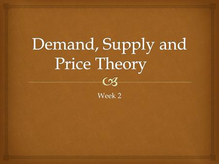 Week 2. What is opportunity Cost? Why are incentives important to policy makers? Why isnt trade amongst countries a game with winners and losers? Why.