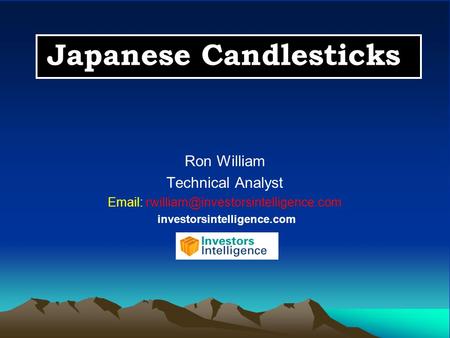 Japanese Candlesticks