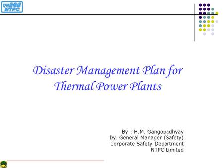 Disaster Management Plan for