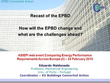 How will the EPBD change and what are the challenges ahead?