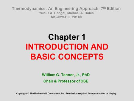 Chapter 1 INTRODUCTION AND BASIC CONCEPTS