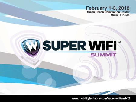 White-Fi: What are the Applications ? By Akshay Sharma Research Director Communications Service Provider Technology - Gartner Feb 2012.