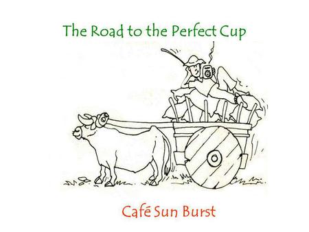 The Road to the Perfect Cup Café Sun Burst. Part One: The Coffee Farm or Finca The Best coffee is grown between 3000 and 5500 feet Costa Rica produces.