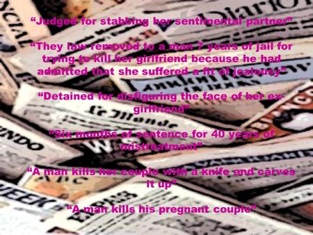 Judged for stabbing her sentimental partner They law removed to a man 7 years of jail for trying to kill her girlfriend because he had admitted that she.