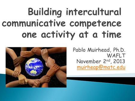 Building intercultural communicative competence one activity at a time