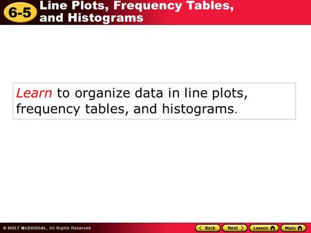 Vocabulary frequency frequency table line plot histogram.