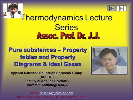 Thermodynamics Lecture Series