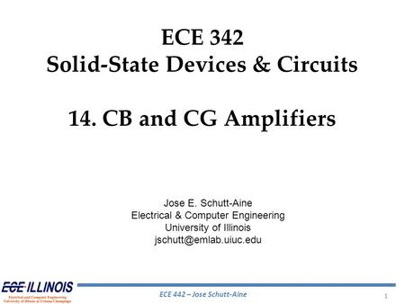 Solid-State Devices & Circuits