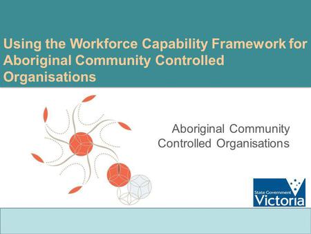 Using the Workforce Capability Framework for Aboriginal Community Controlled Organisations Aboriginal Community Controlled Organisations.