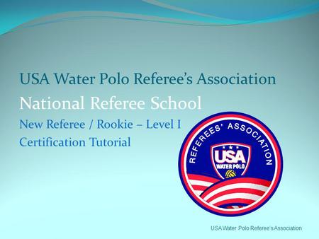 National Referee School