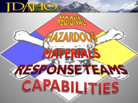 1 st Responders Basic Capability - 4 gas monitor - evacuation RRTs – Advanced Capability – Basic + some advanced technology & training – confirm.