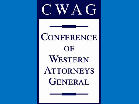 Conference of Western Attorneys General Annual Meeting Sun Valley, ID August 4, 2009 State Attorneys General, Federal Consumer Product Safety Law, and.