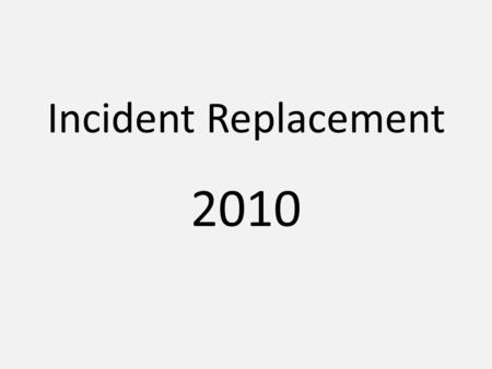 Incident Replacement 2010. Reference Material: – IIBMH – Interagency Incident Business Management Handbook (Chapter 30) – WWW.GSA.Gov/Forms WWW.GSA.Gov/Forms.