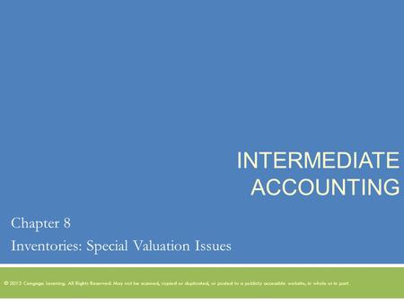 Intermediate Accounting