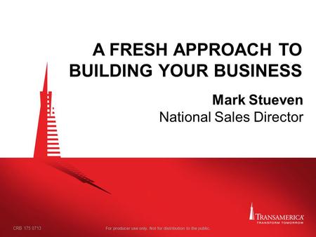 A Fresh Approach to Building Your Business