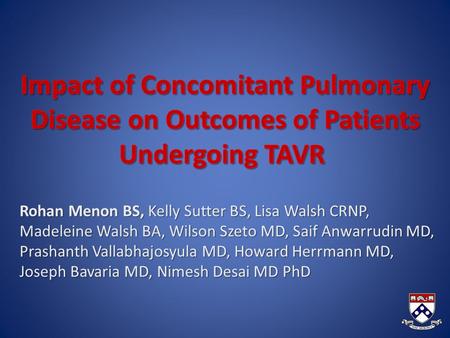 Transcatheter aortic valve replacement (tAVR) are emerging as a viable treatment option for severe aortic stenosis in patients with significant co-morbidities.