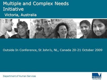 Multiple and Complex Needs Initiative Victoria, Australia