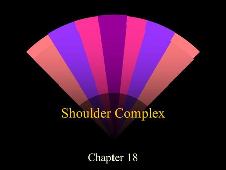 Shoulder Complex Chapter 18.