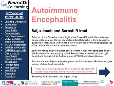 autoimmune encephalitis