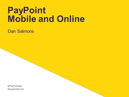 PayPoint Mobile and Online