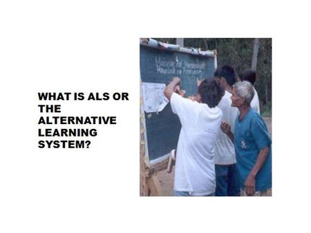 include Basic Literacy, Accreditation & Equivalency and the Advanced Level – Bridge Program (Employment, Tech-Voc or College Education) The Alternative.