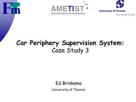 Car Periphery Supervision System: Case Study 3