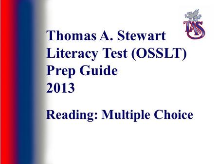 Reading: Multiple Choice