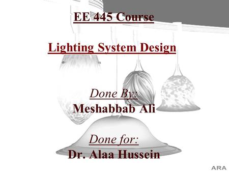 Lighting System Design