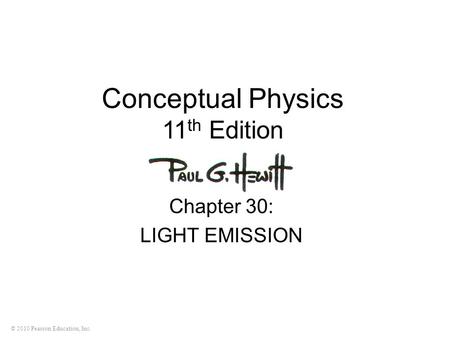 Conceptual Physics 11th Edition