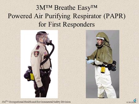 Warning: Read the printed User Instructions provided with each 3M™Breathe Easy™ system before use. The User Instructions include numerous warnings that,