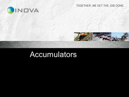 Accumulators.