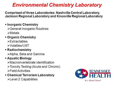 Environmental Chemistry Laboratory