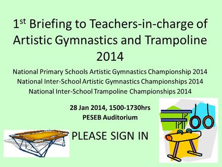 National Primary Schools Artistic Gymnastics Championship 2014