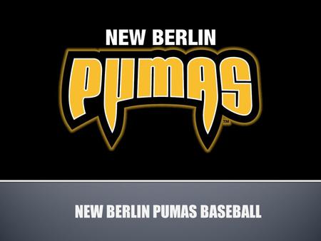 NEW BERLIN PUMAS BASEBALL