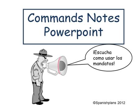 Commands Notes Powerpoint