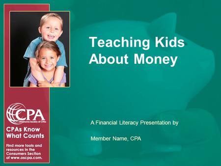 Teaching Kids About Money