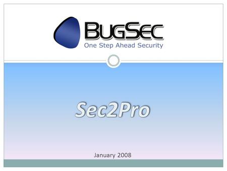 January 2008. BugSec Products Challenges Data security aspects become a critical elements in modern companies proceeding. Many organizations are required.